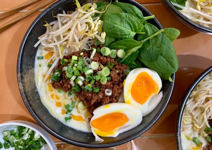 Recipe of Favorite Tantanmen Ramen