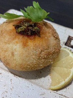 Una foto de Bombas de papas rellenas