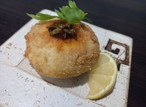 Una foto de Bombas de papas rellenas