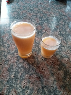 A picture of Muskmelon juice.