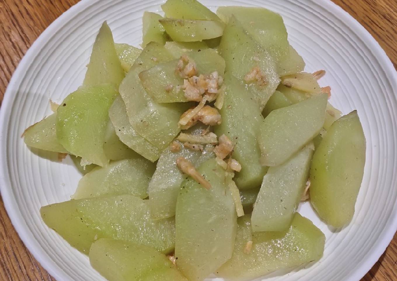 Chayote with Dried Shrimps