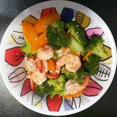 A picture of Brocoli cah udang.