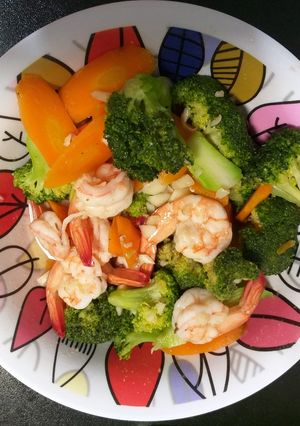 Foto resep Brocoli cah udang