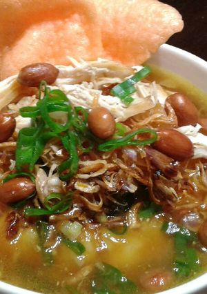 Foto resep Bubur Ayam Kuah Kuning