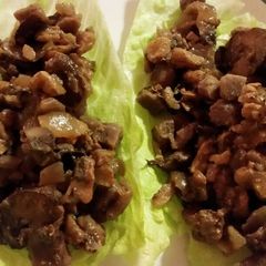 Tricia's lettuce wraps A picture of Tricia's lettuce wraps.