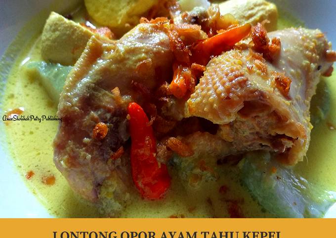 Opor ayam tahu kepel