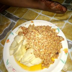 A picture of Soyanye doya da sauce din kwai.