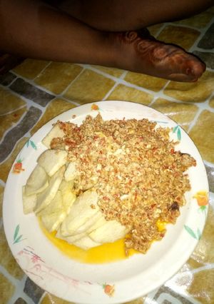 A picture of Soyanye doya da sauce din kwai.