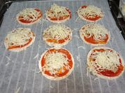 Una foto de mozzarella en arroz a