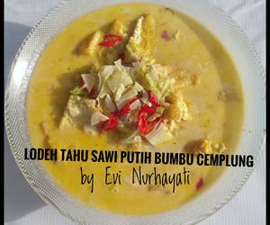 Siap Saji Lodeh Tahu Sawi Putih Bumbu Cemplung Ala Rumahan