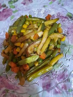 صورة لوصفة خضار سوتيه