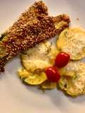 Polenta mit Zucchetti Schnitzel