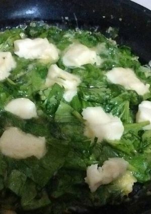 Una foto de Tortilla de espinaca