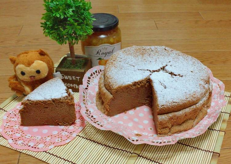 Chocolate Japanese Cotton cheesecake