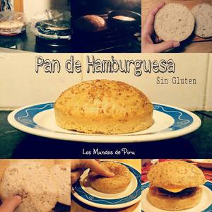 Pan Hamburguesa (Sin gluten, Sin lactosa, sin yema de huevo, sin sorbitol, sin fructosa, sin soja y sin maíz)