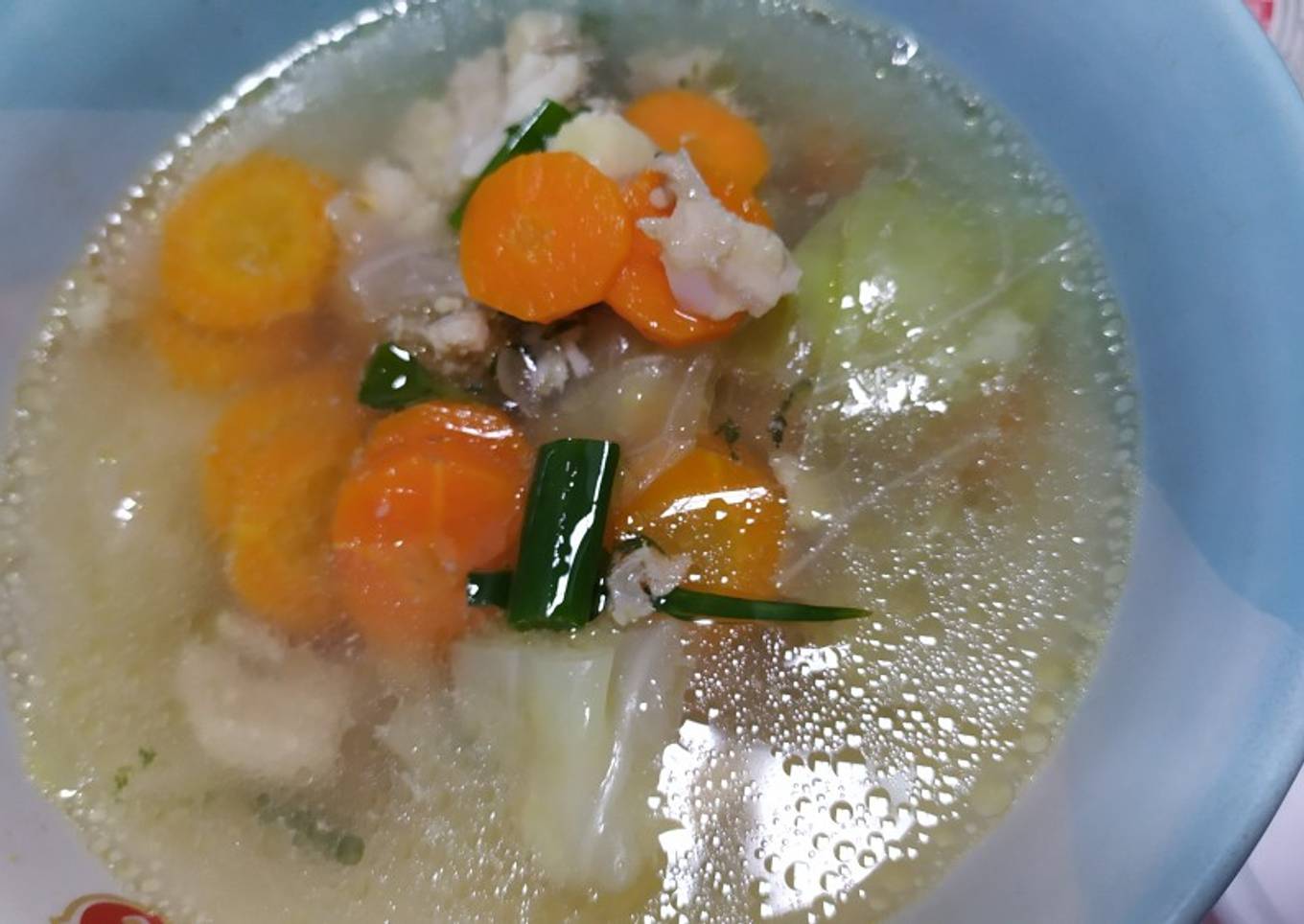Sop ayam kesukaan anak-anak