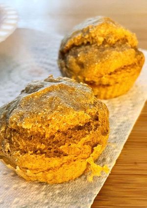 Une photo de Muffins fourrés protéinés et vegan