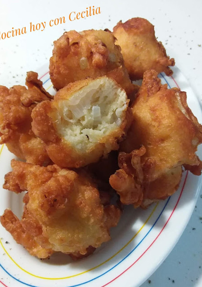 Una foto de Buñuelos de cebolla