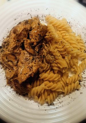Gombaszószos szelet recept fotója
