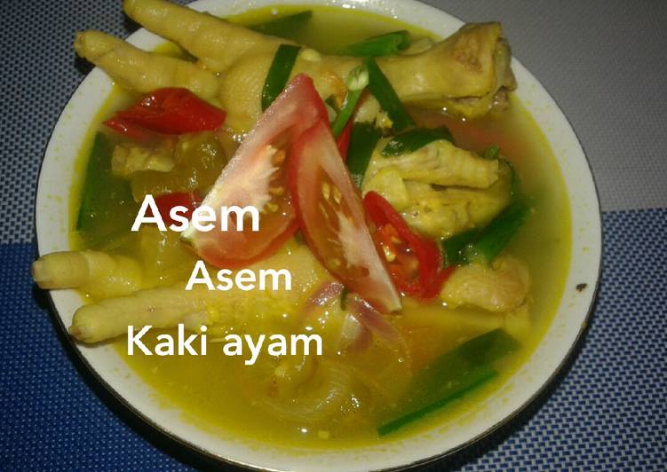 Resep Asem2 kaki ayam yang mudah