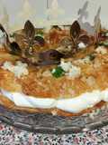 Roscón de reyes con nata