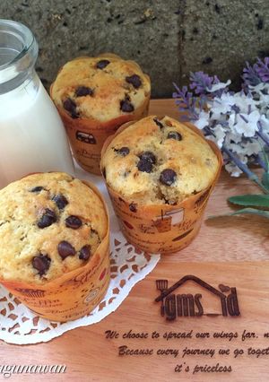 Foto resep Vanilla Chocochips Muffin