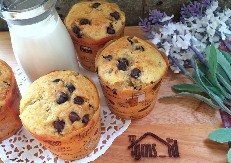 Cara Gampang Membuat Vanilla Chocochips Muffin yang Sempurna