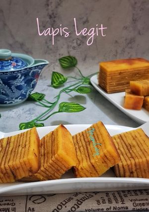 Foto resep Lapis Legit Khas Palembang tanpa tepung