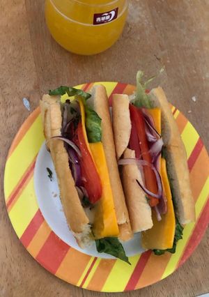Una foto de Sandwich en baguette Pelonchito