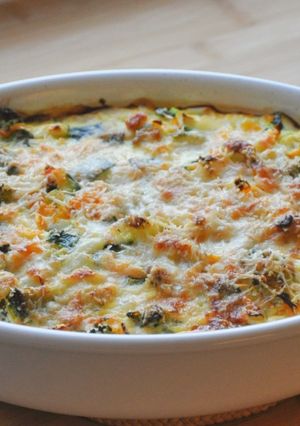 Una foto de Pastel de verduras sin masa
