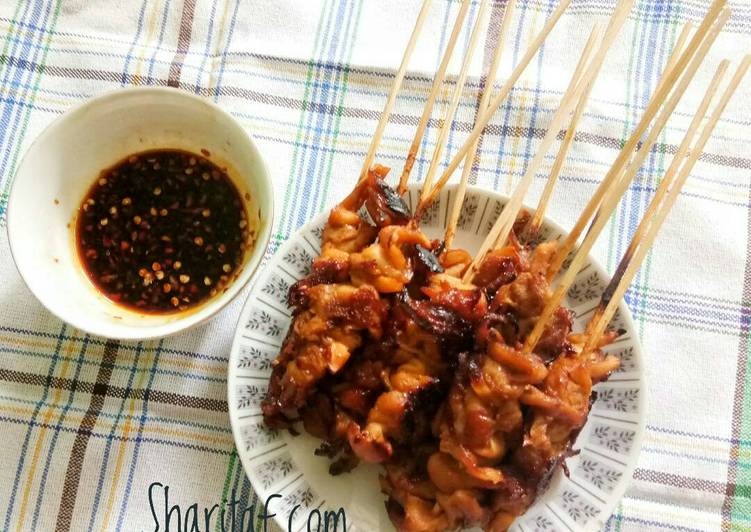 Sate jamur (diet gm)