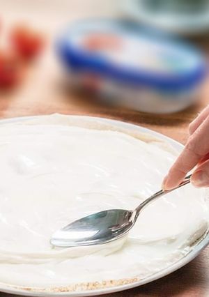 صورة لوصفة جبنه كريميه بحليب البودرة