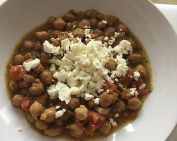 Ultimate, Prepare Chickpeas with greek feta Delicious and Healthy