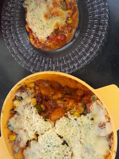 A picture of Bread lasagna.