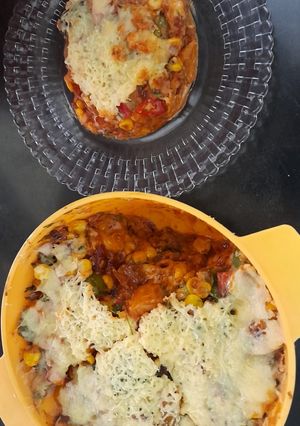 A picture of Bread lasagna.