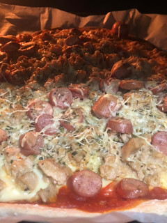 Una foto de Pizza a mi manera