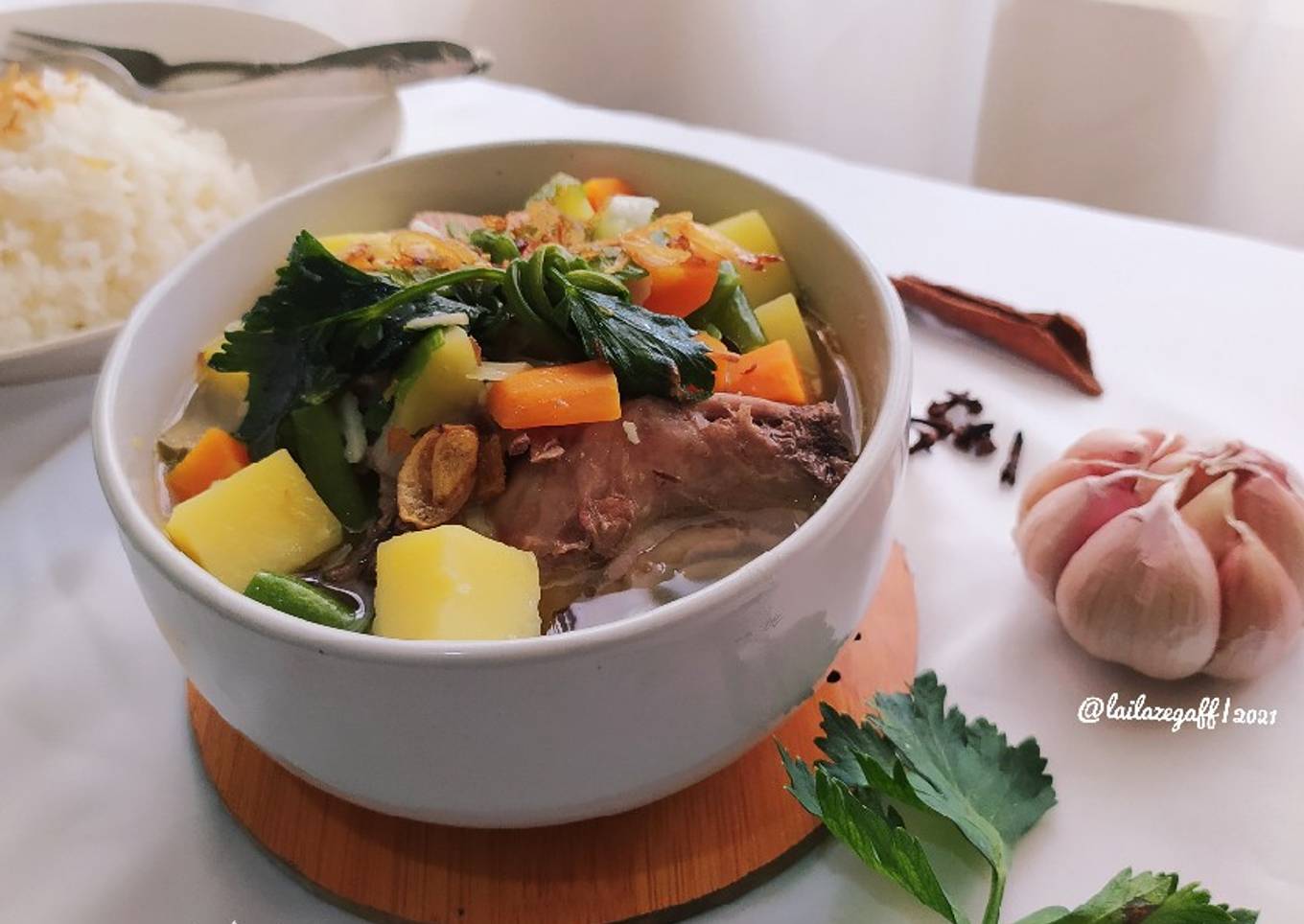 Sop Ayam Kampung Pak Min Klaten