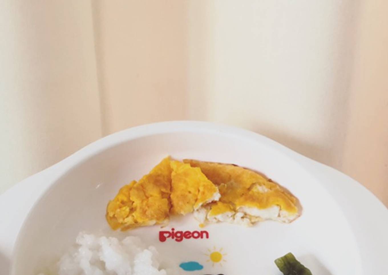 MPASI 6m+ - Saya katakan telur goreng, sayuran