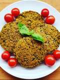 Hamburger di lenticchie al sesamo