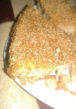 صورة لوصفة كيكة السميد