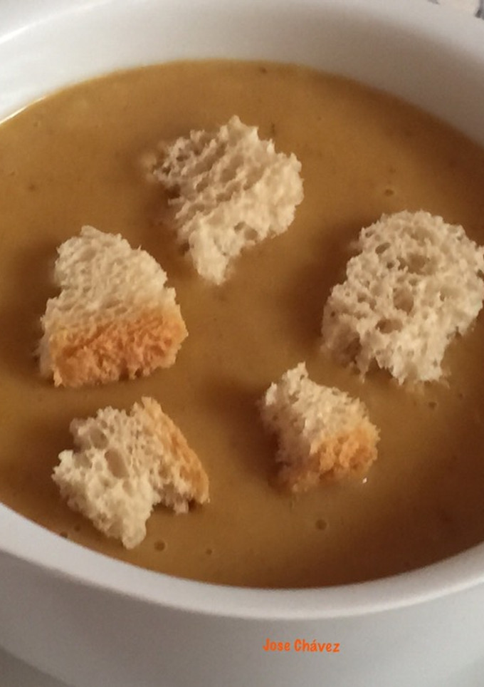Una foto de Crema de Lentejas y Zanahoria