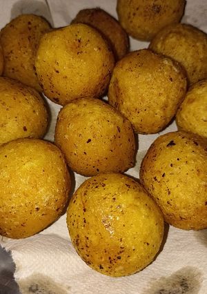 Foto resep Bola Labu Kuning Isi Coklat