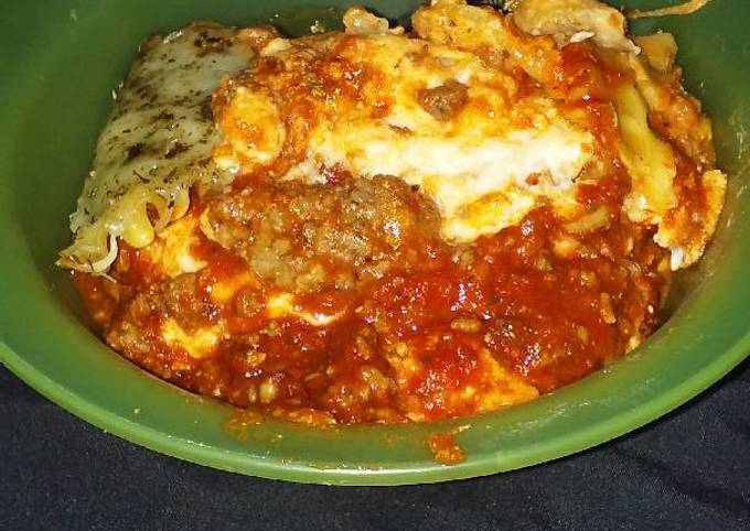 Crock pot lasagna