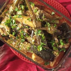 A picture of Behari Style Bengan Aloo.