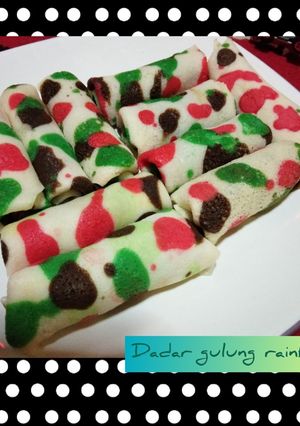 Foto resep Dadar Gulung Rainbow