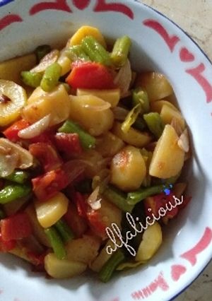 Foto resep Tumis Kentang Buncis