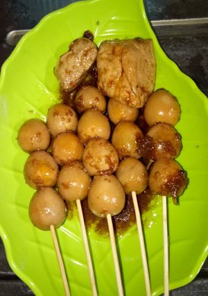 Foto resep Sate telur puyuh 😻😻