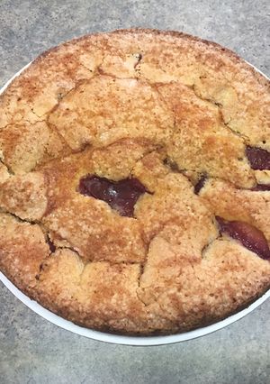 A picture of Plum Torte.