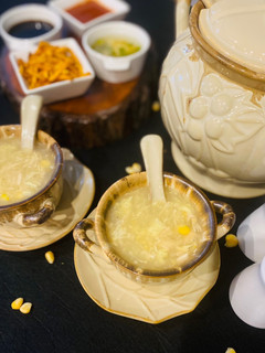 A picture of Chicken Corn Soup.