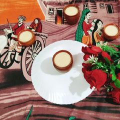 A picture of Bengali mishti doi /mishti Dahi/ sweet yoghurt 😋.